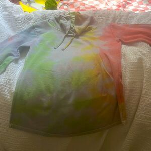 💖Hanes Rainbow Tie Dye Sweater❤️